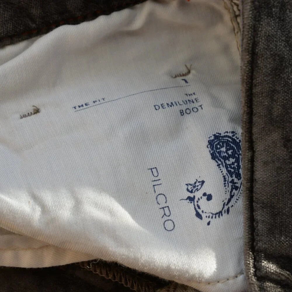 Anthropologie Pilcro Demilune Velvet Flare Pants Sz 28 - Picture 9 of 10